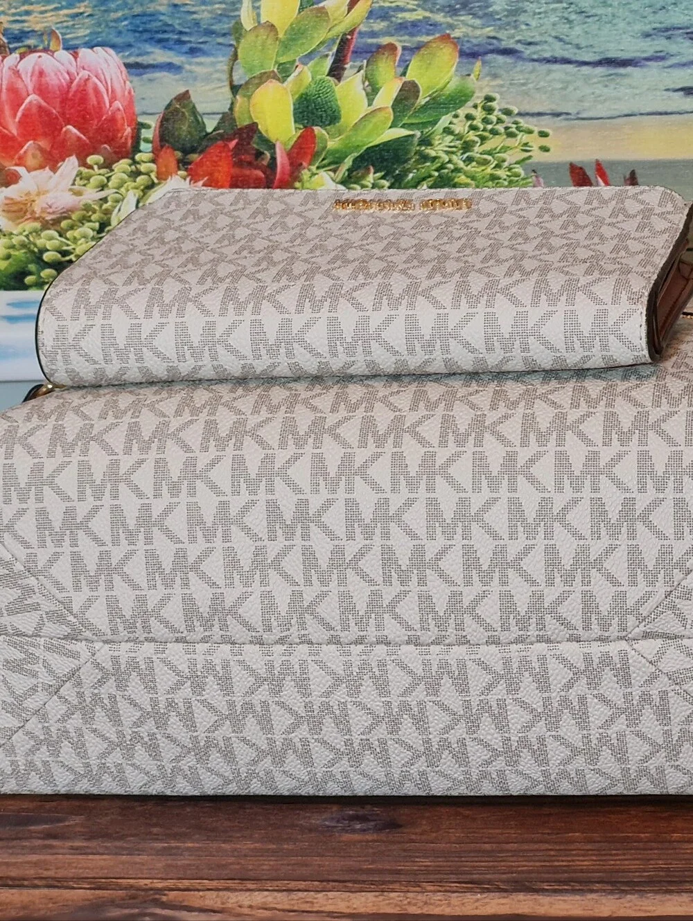 Michael Kors coated canvas
